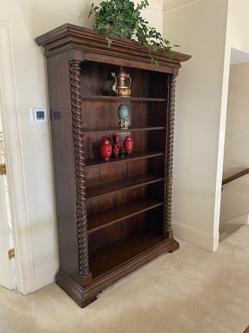 Large Carved Wood Bookcase 161366.