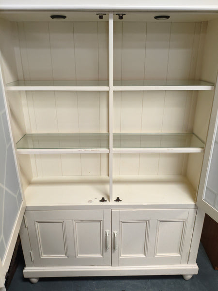 White Glass Cabinet 178210.