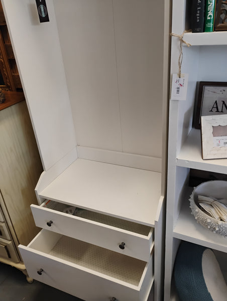 White Closet with Drawers 167284.