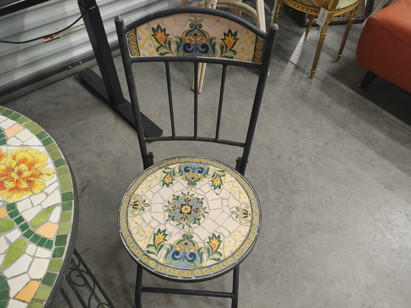 Bistro Set with Mosaic 170656.