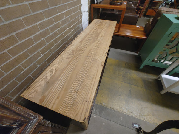 2 Toned Dark/Lite Wood Console 167384.