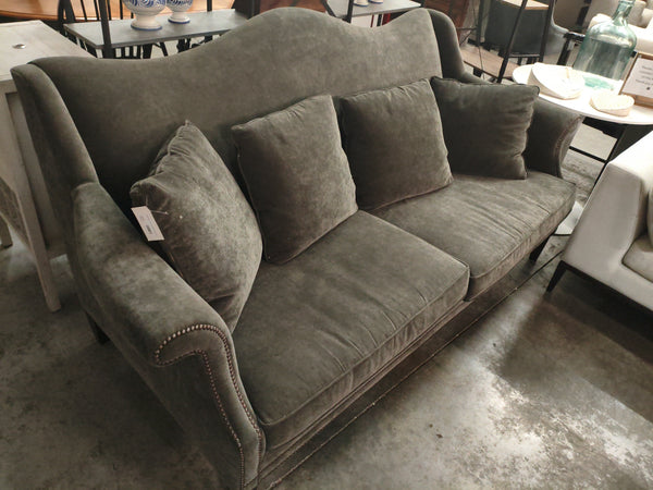 Charcoal Velvet Bernhardt Sofa 178045.