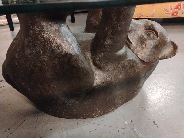 Bear Glass Top Coffee Table 166644.