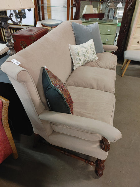 Tan Linen Down Sofa 169842.