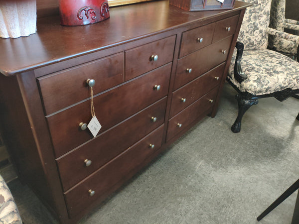 8 Drawer Dark Wood Dresser 177810.