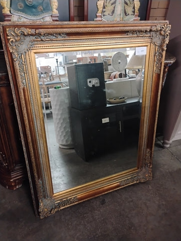 Large Ornate Gold Mirror 168972.