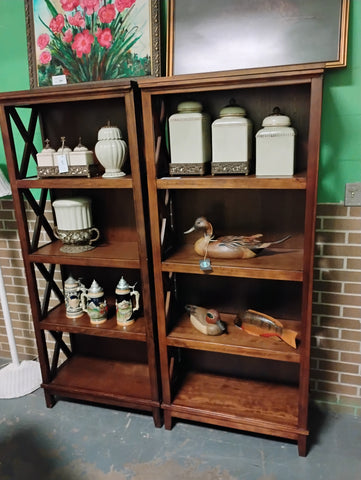 Framed Wood Shelves ( 2 Available) 166726.
