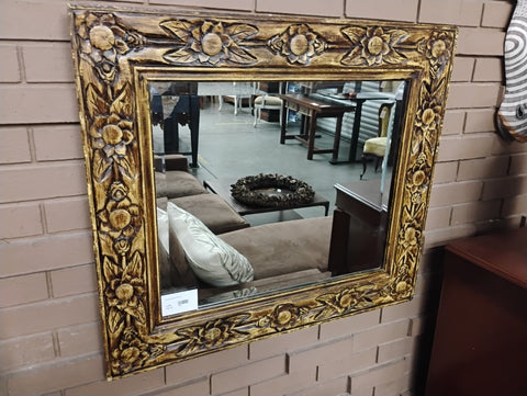 Carved Wood Mirror 170953.