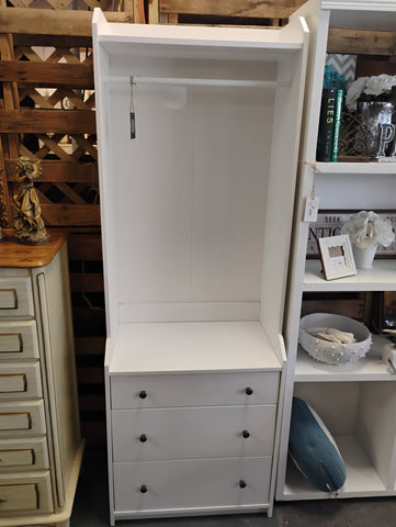 White Closet with Drawers 167284.