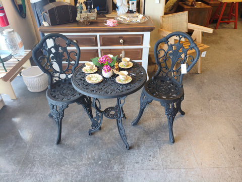 Vintage Cast Iron 3pc Patio Set 174668.