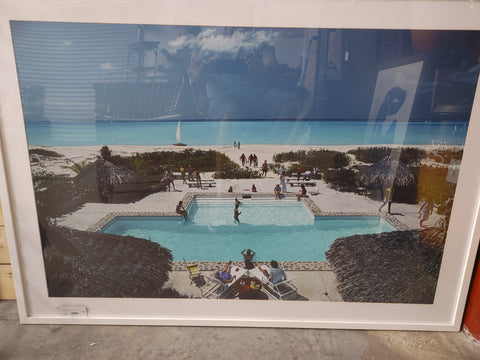 Poolside by Siim Aarons Framed 178042.