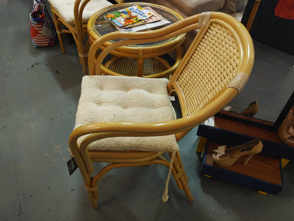 3 Pc Bamboo Patio Set 164185.