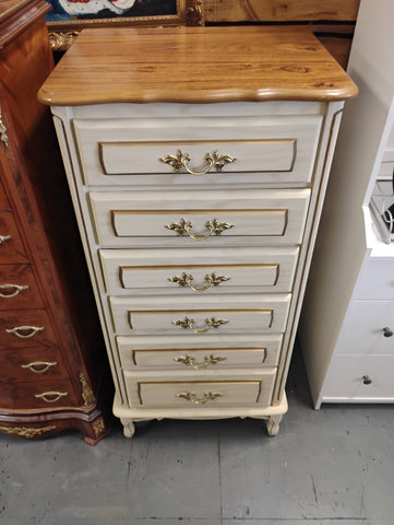 Off White French Lingerie Chest 167282.