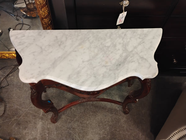 White Marble Top Entryway Table 167587.