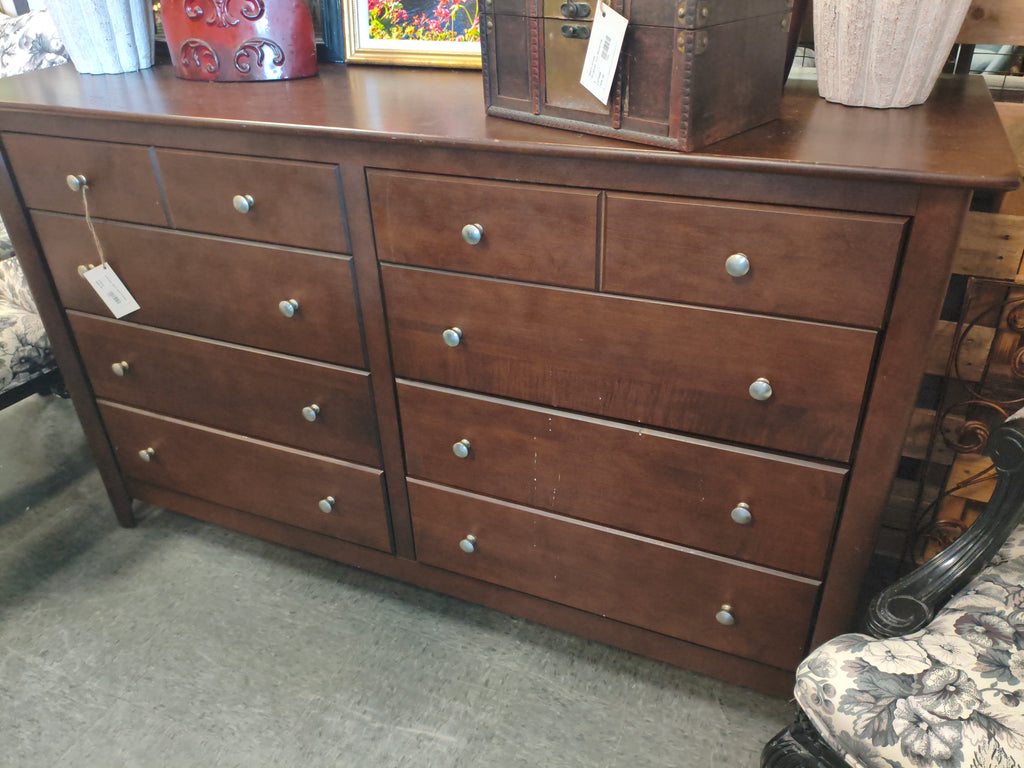 8 Drawer Dark Wood Dresser 177810.