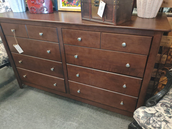 8 Drawer Dark Wood Dresser 177810.