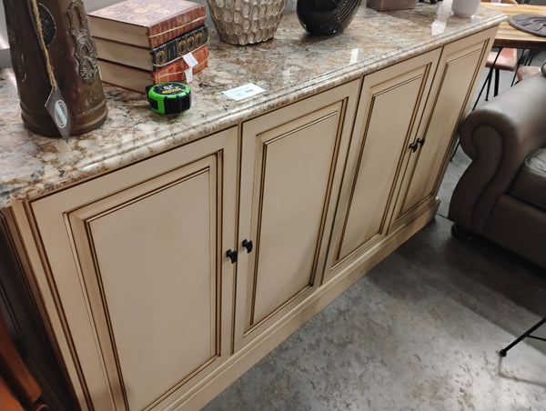 Marble Top Console Cabinet 168936.