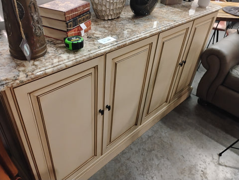 Marble Top Console Cabinet 168936.
