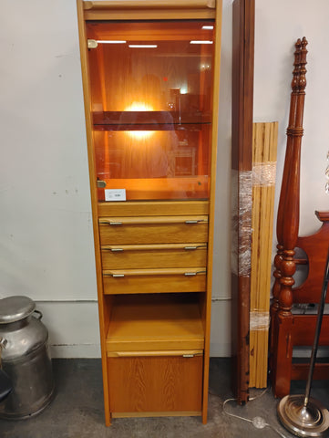 Tall Narrow Cabinet w Drawers 172874.