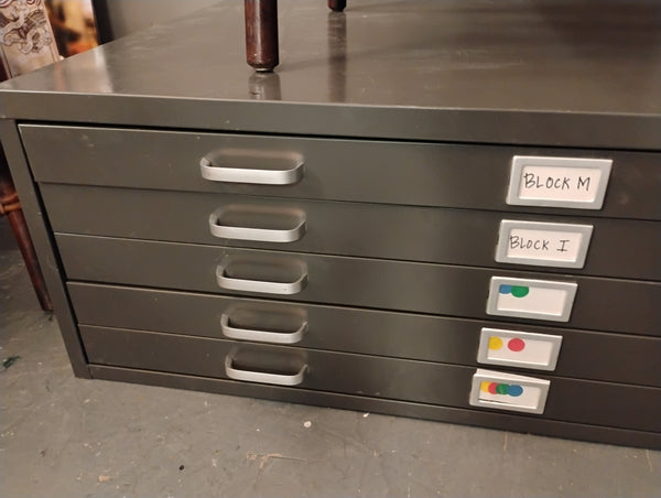 Industrial Flat File Cabinet ( 1 Available) 168586.