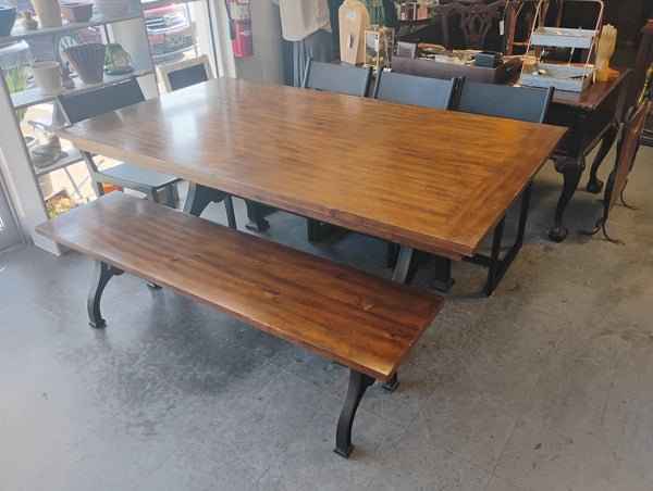 Farm Table w/ Bench 170665.