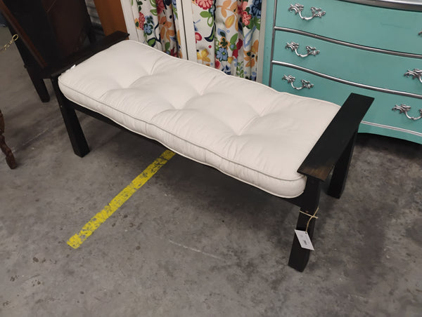 Black Bench w/ Cushion 168991.