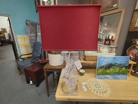 Acrylic Spiral Lamp (2 Available) 177006.