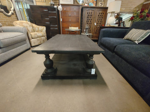 Charcoal Pedestal Coffee Table 167818.