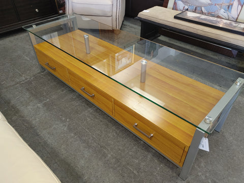 Scan Design Glass Top Coffee Table 166452.