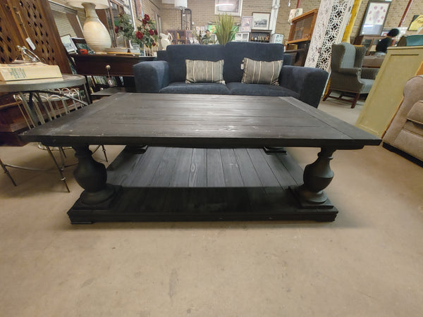 Charcoal Pedestal Coffee Table 167818.