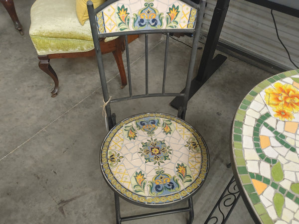 Bistro Set with Mosaic 170656.