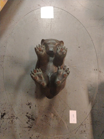 Bear Glass Top Coffee Table 166644.