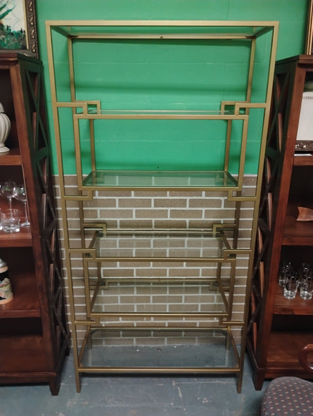 Gold Modern Glass Shelves 167577.