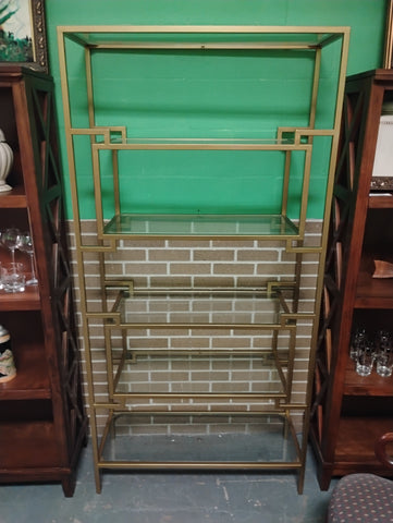 Gold Modern Glass Shelves 167577.
