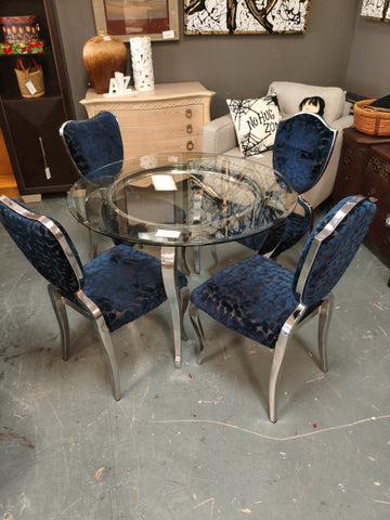 Modern Round Dining Set 174906.