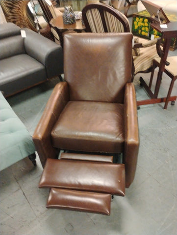 Brown Leather Recliner 165728.
