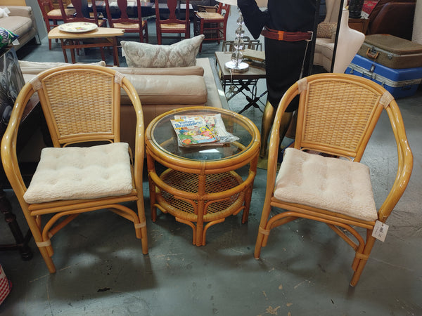 3 Pc Bamboo Patio Set 164185.