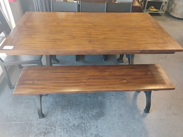Farm Table w/ Bench 170665.