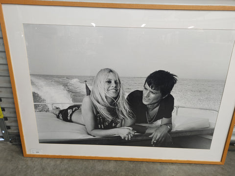 Brigitte Bardot and Alain Delo Framed 178041.