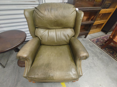 Green Leather Recliner 167386.