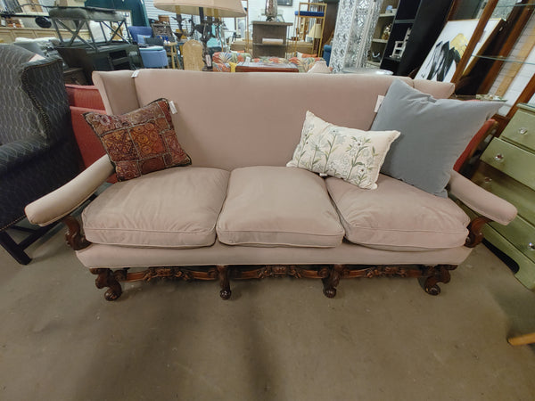 Tan Linen Down Sofa 169842.