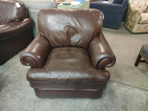 Brown Leather Chair 167900.