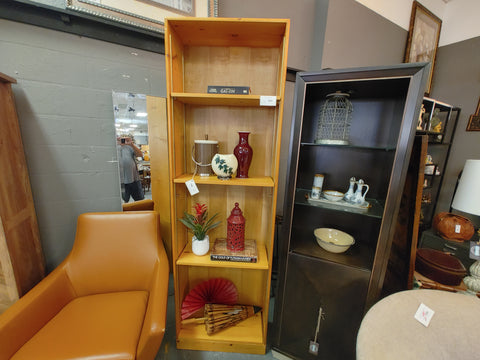 Tall Narrow Wooden Shelf 169734.