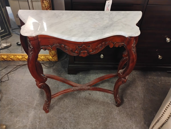 White Marble Top Entryway Table 167587.
