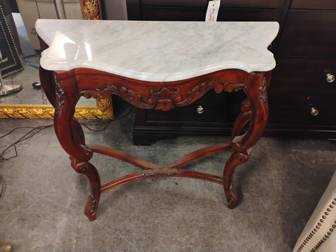 White Marble Top Entryway Table 167587.