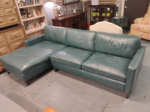 Grain Leather Sectional Sofa 167566.