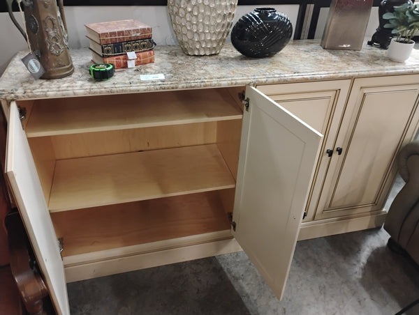 Marble Top Console Cabinet 168936.