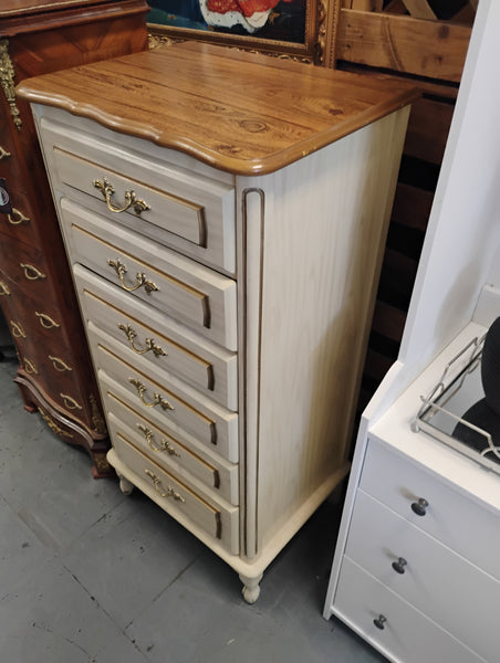 Off White French Lingerie Chest 167282.