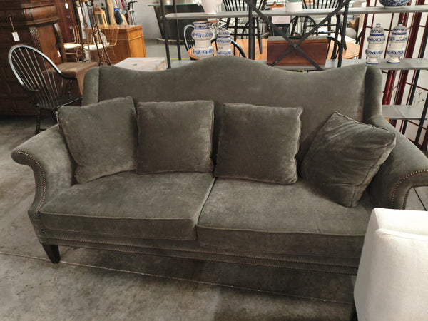 Charcoal Velvet Bernhardt Sofa 178045.